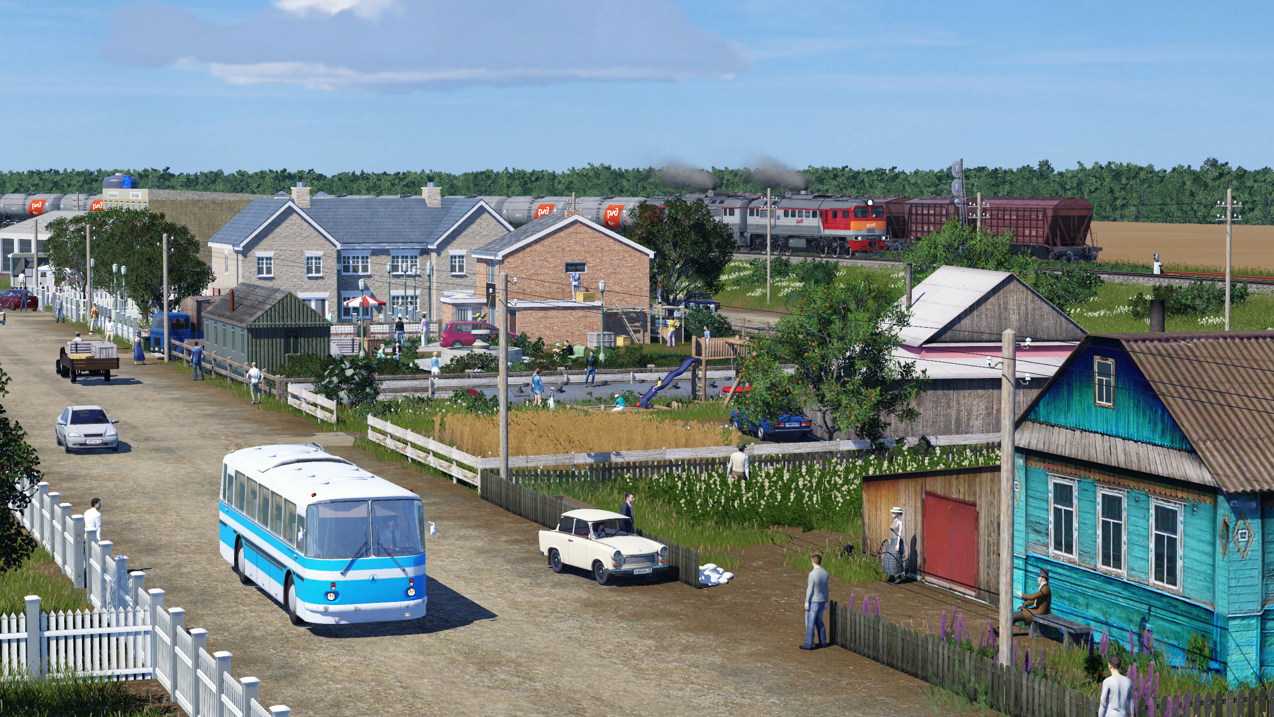 A village somewhere in western Russia.