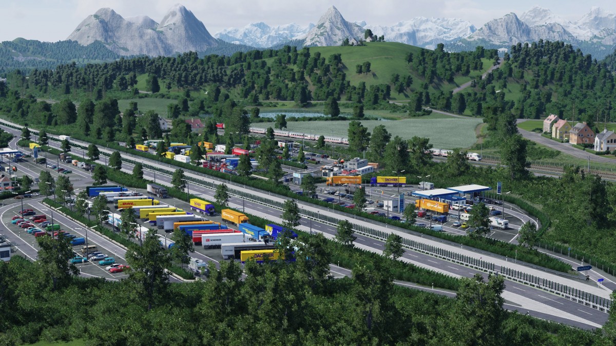 Autobahn Rastplatz