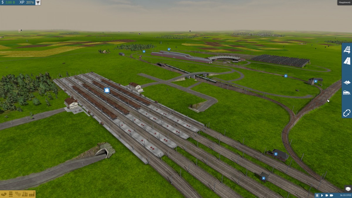 Hauptbahnhof im aufbau
