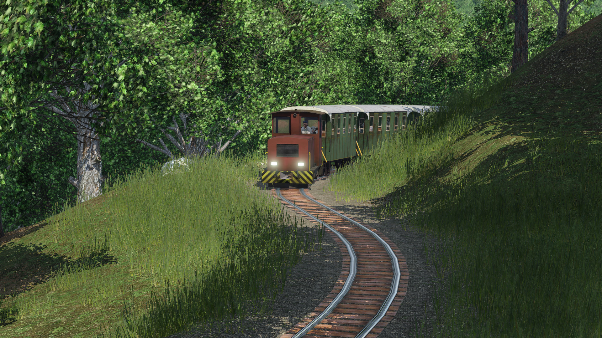 Werkbahn als Touristenattraktion