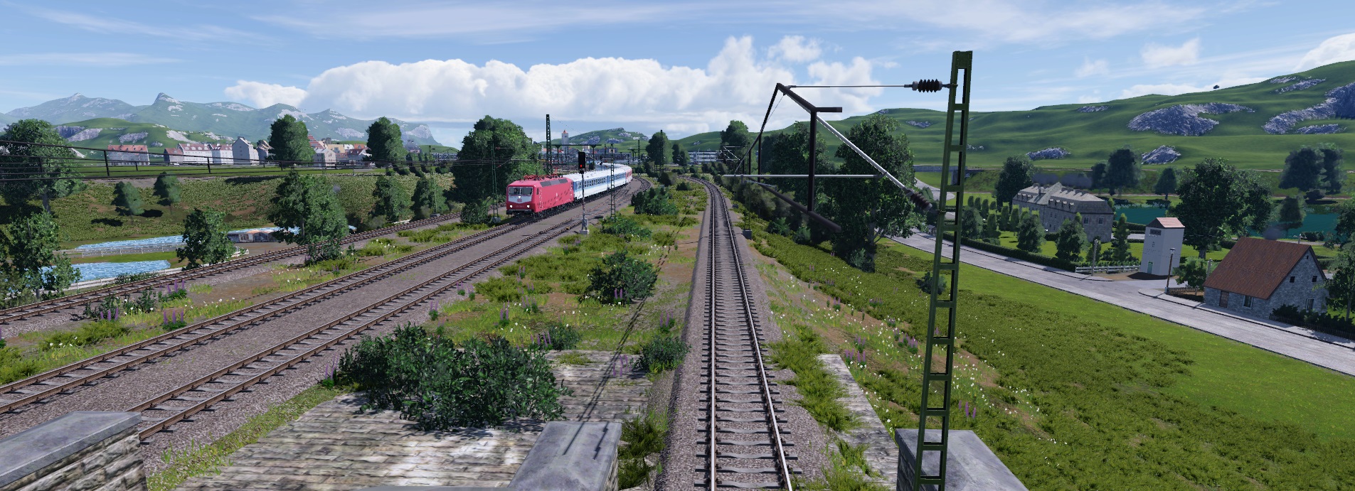 Texturspielerei.. realistischer Bahndamm