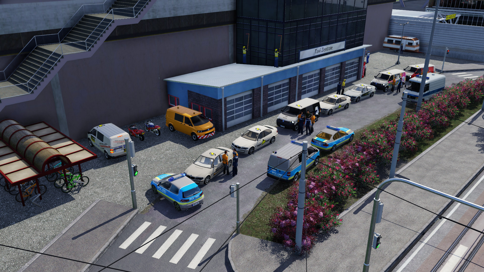 Razzia am Taxi Stand