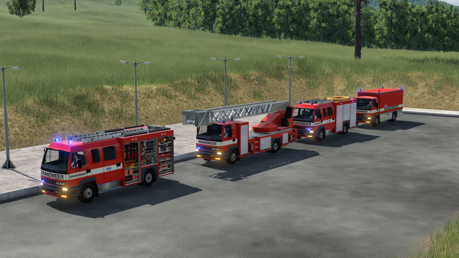 Fire trucks WIP