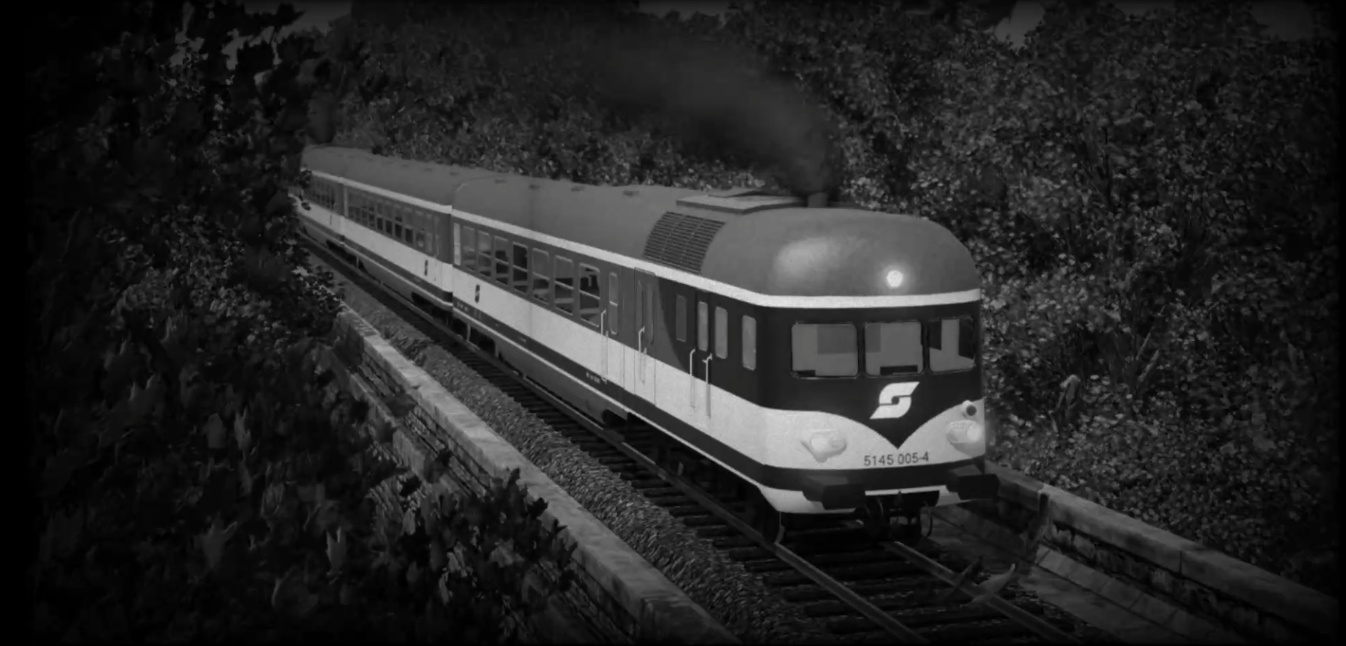 Ein altes Bild auf der Leobensdorf Bahn