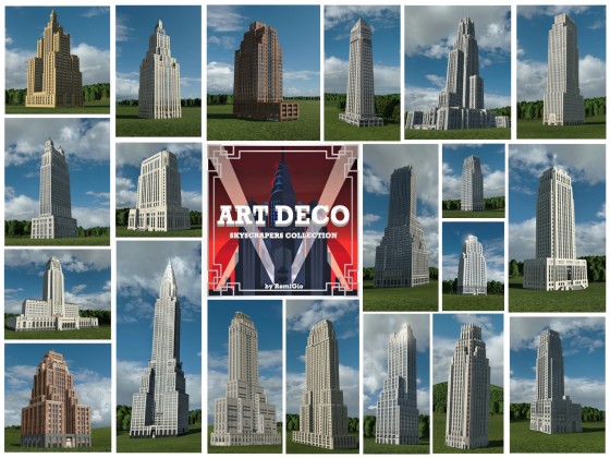 ART DECO SKYSCRAPER COLLECTION is coming soon to Transport Fever 2!