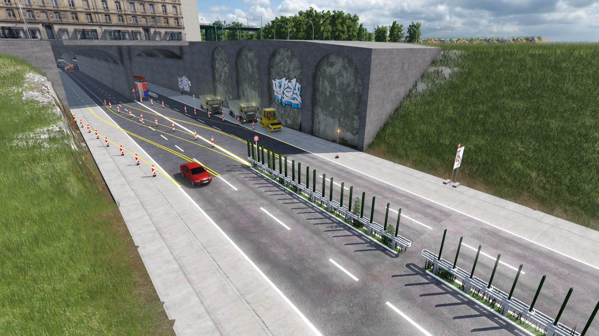 Autobahntunnel Magdeburg