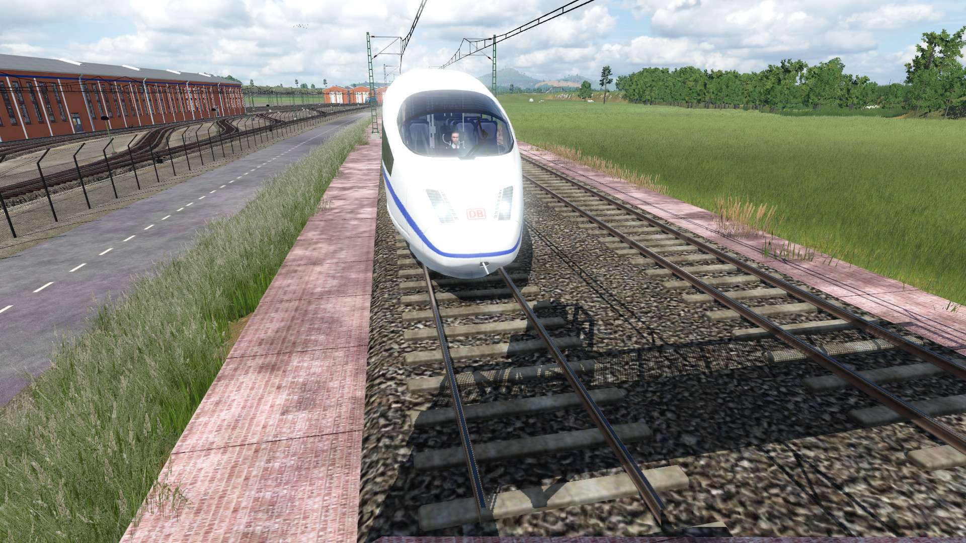 Magdeburger HBF mit Gleisvorfeld und Betriebshof