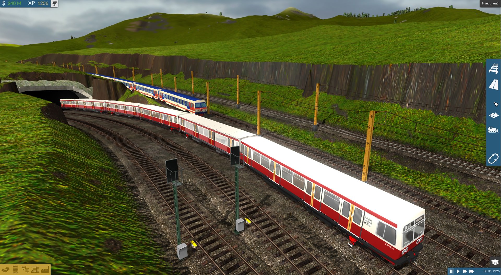 die S Bahn auf Abwegen in den Alpen
