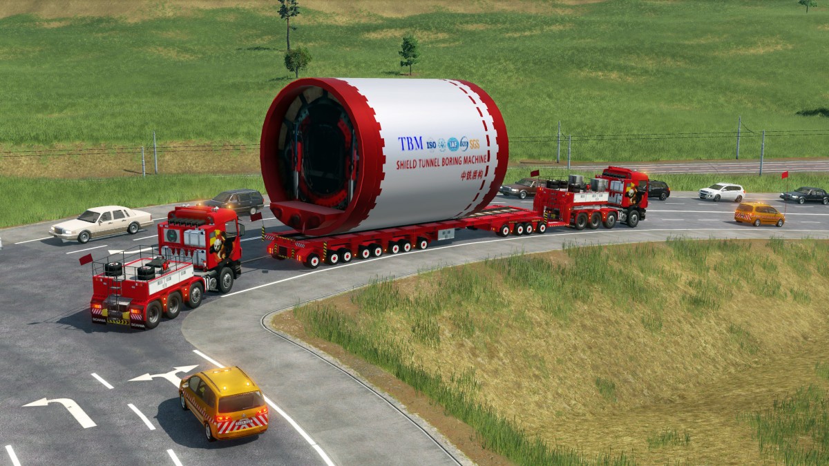 Tunnel Boring Machine transportation
