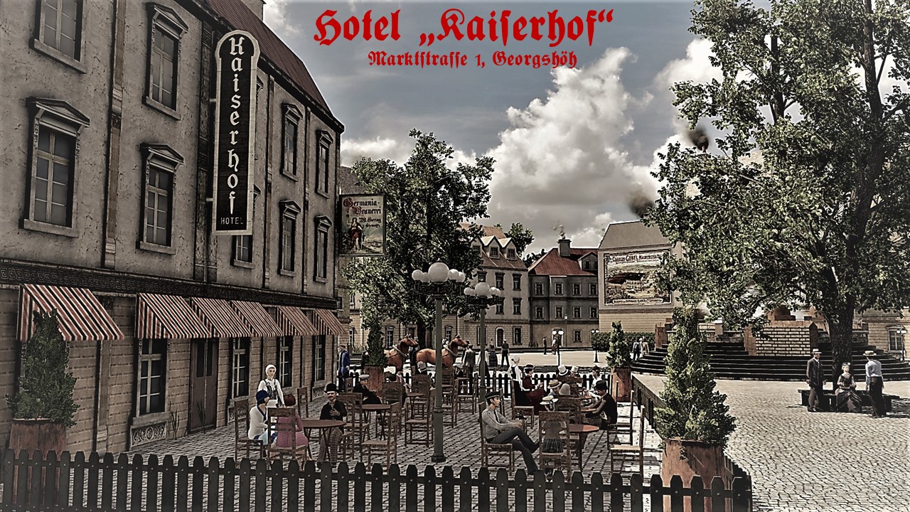 Hotel Kaiserhof - Postkarten-Stil
