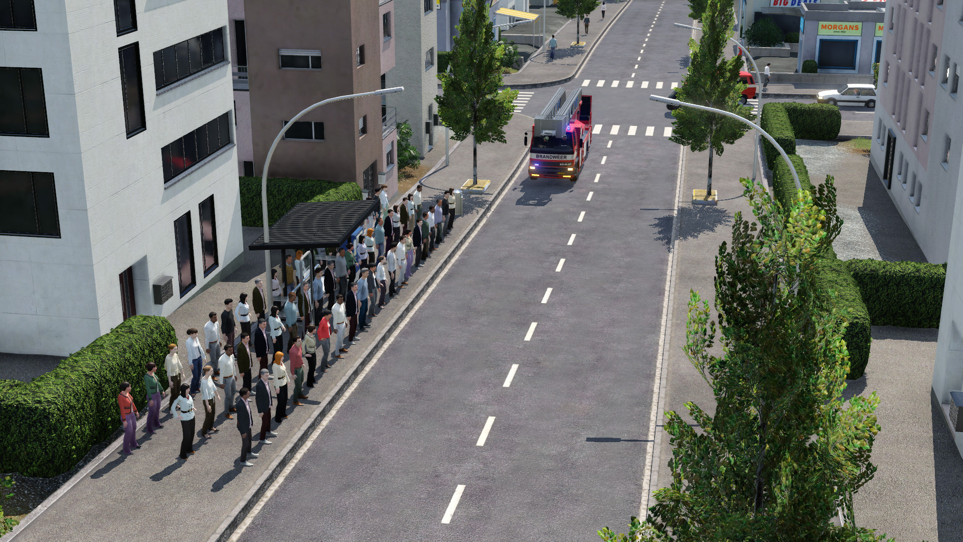 Drive animation for ladder wagen: Image 1 arrival​