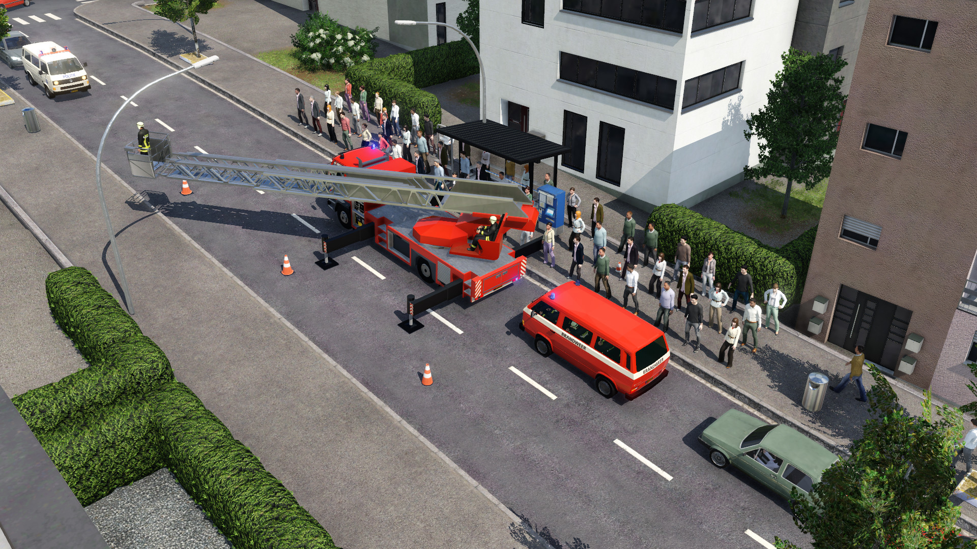 Drive animation for ladder wagen: Image 6 moving up