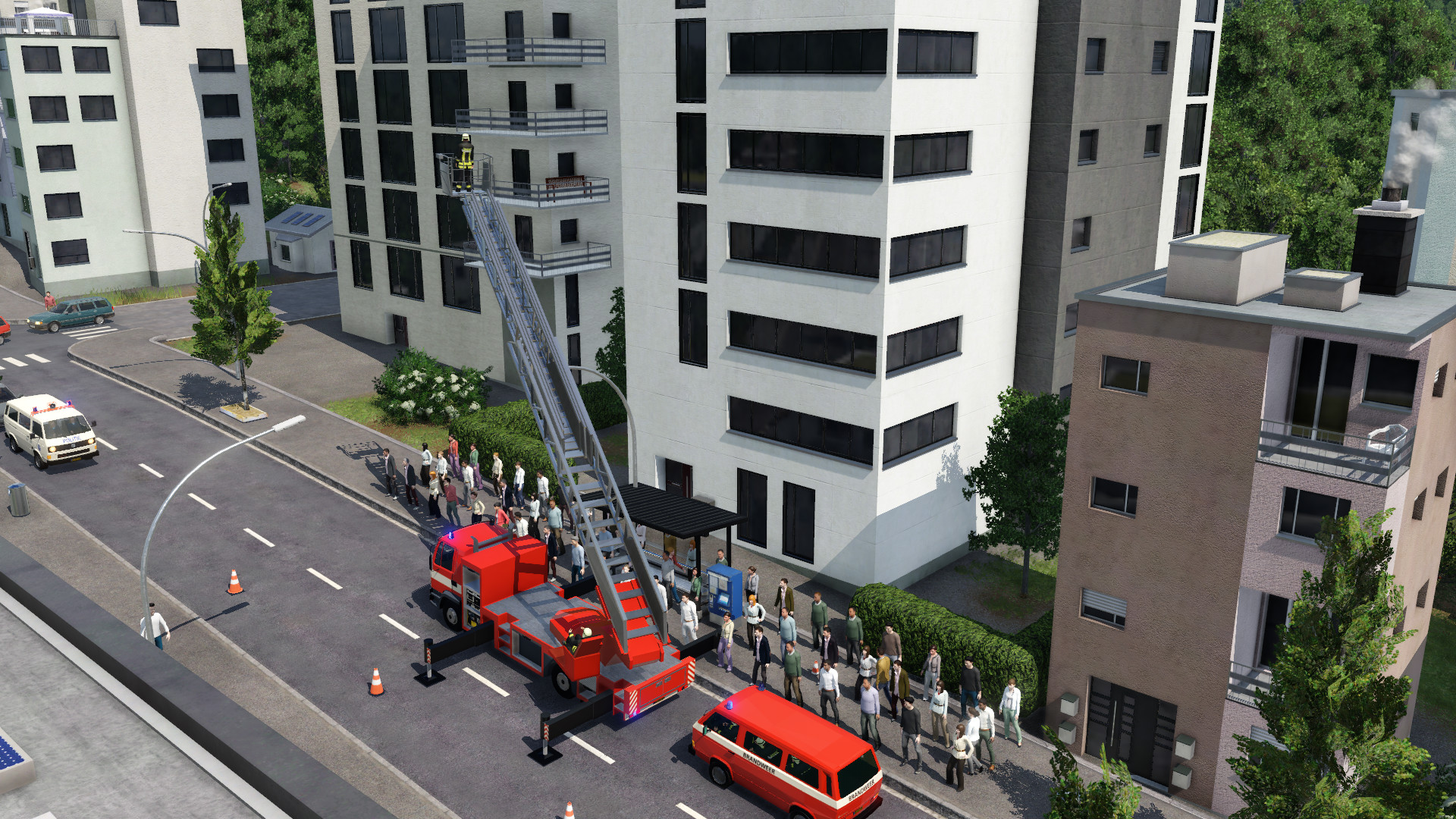 Drive animation for ladder wagen: Image 7 moving up