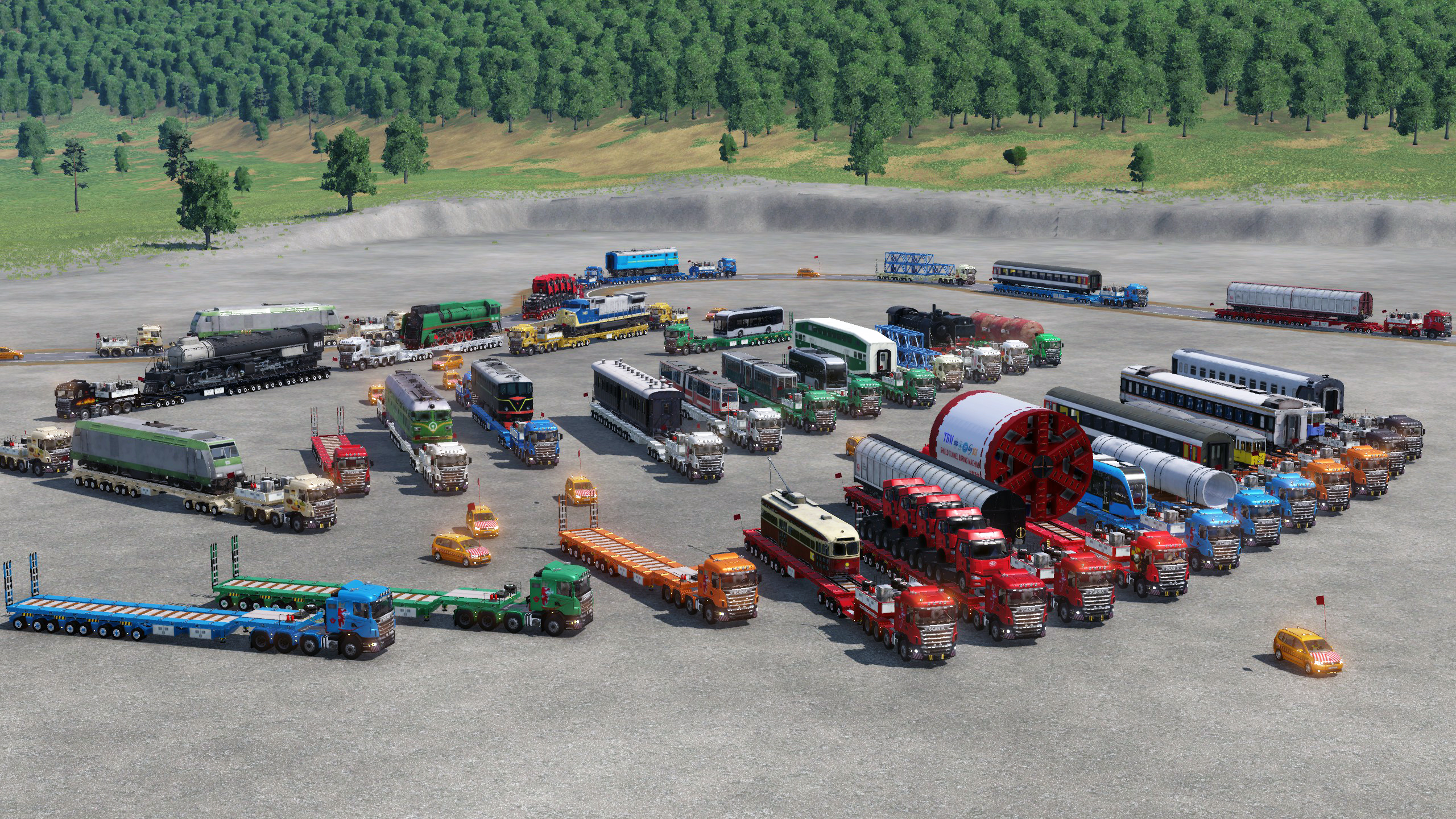 The road fleet is on standby~