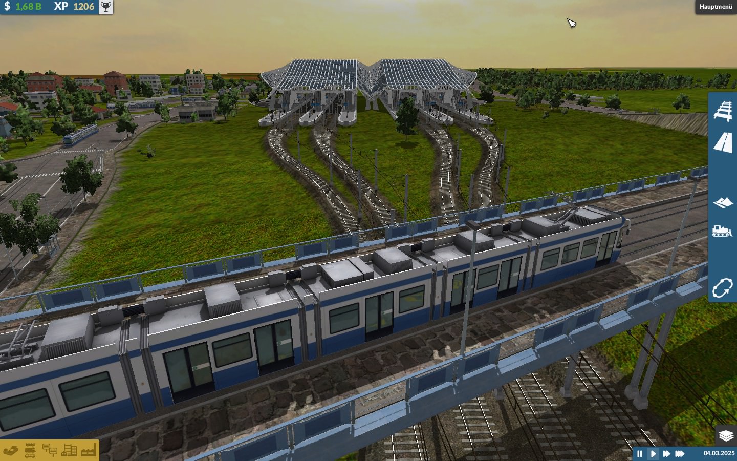 Schönberg Hbf von der Ringlinie aus gesehen