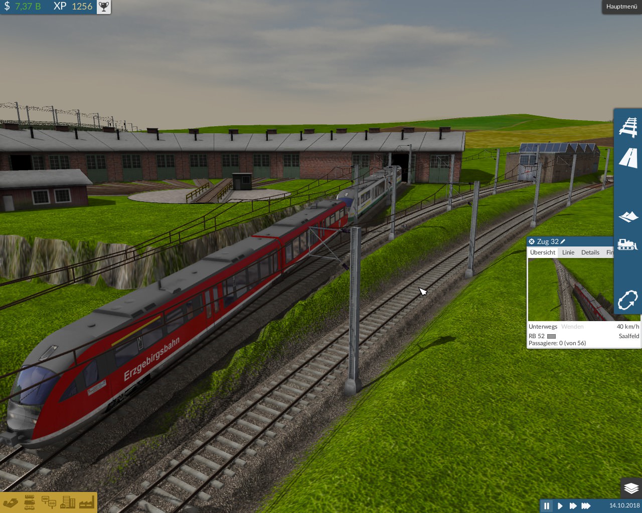 Die BR 642 im ersten Probeeinatz