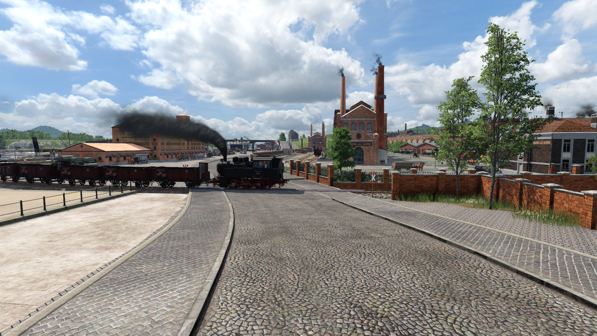 Rangierbetrieb am Hafen