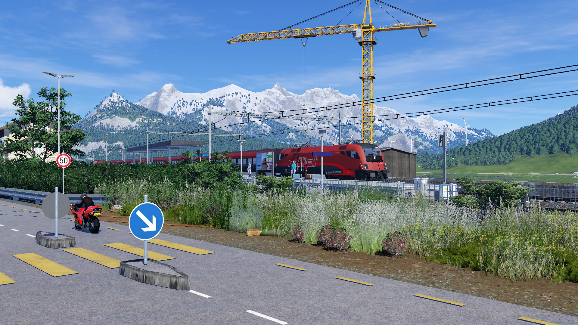 Railjet am Walensee
