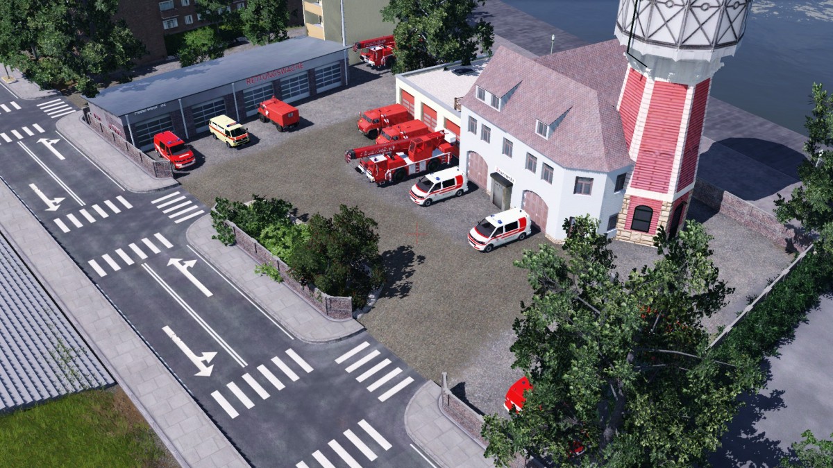 Neue Feuerwehr Station