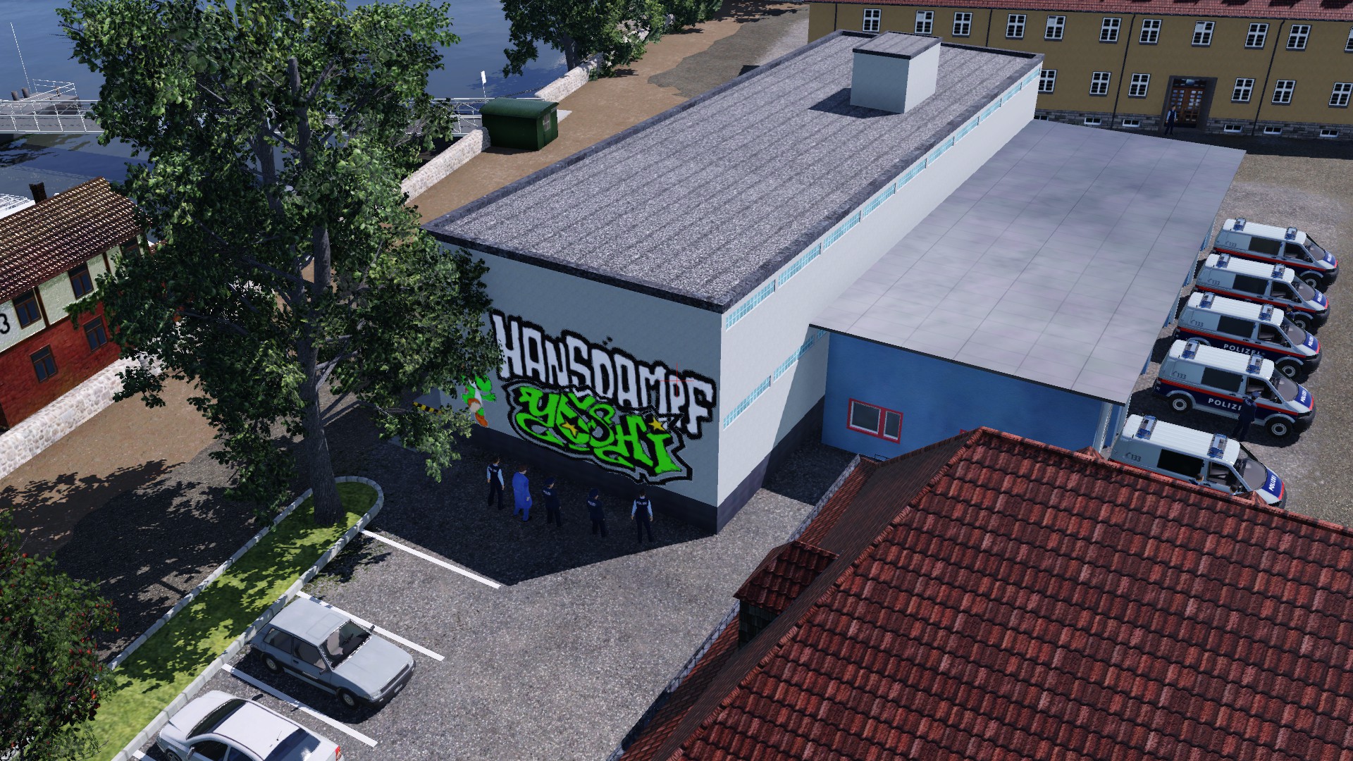 Wer hat sich da den verewigt?