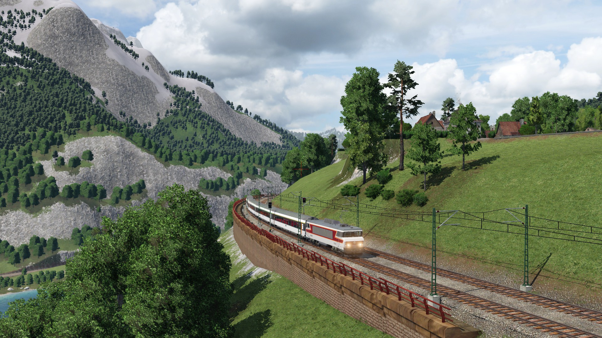 SNCF BB15000 mit IC 742 unterhalb von Saint-Die.