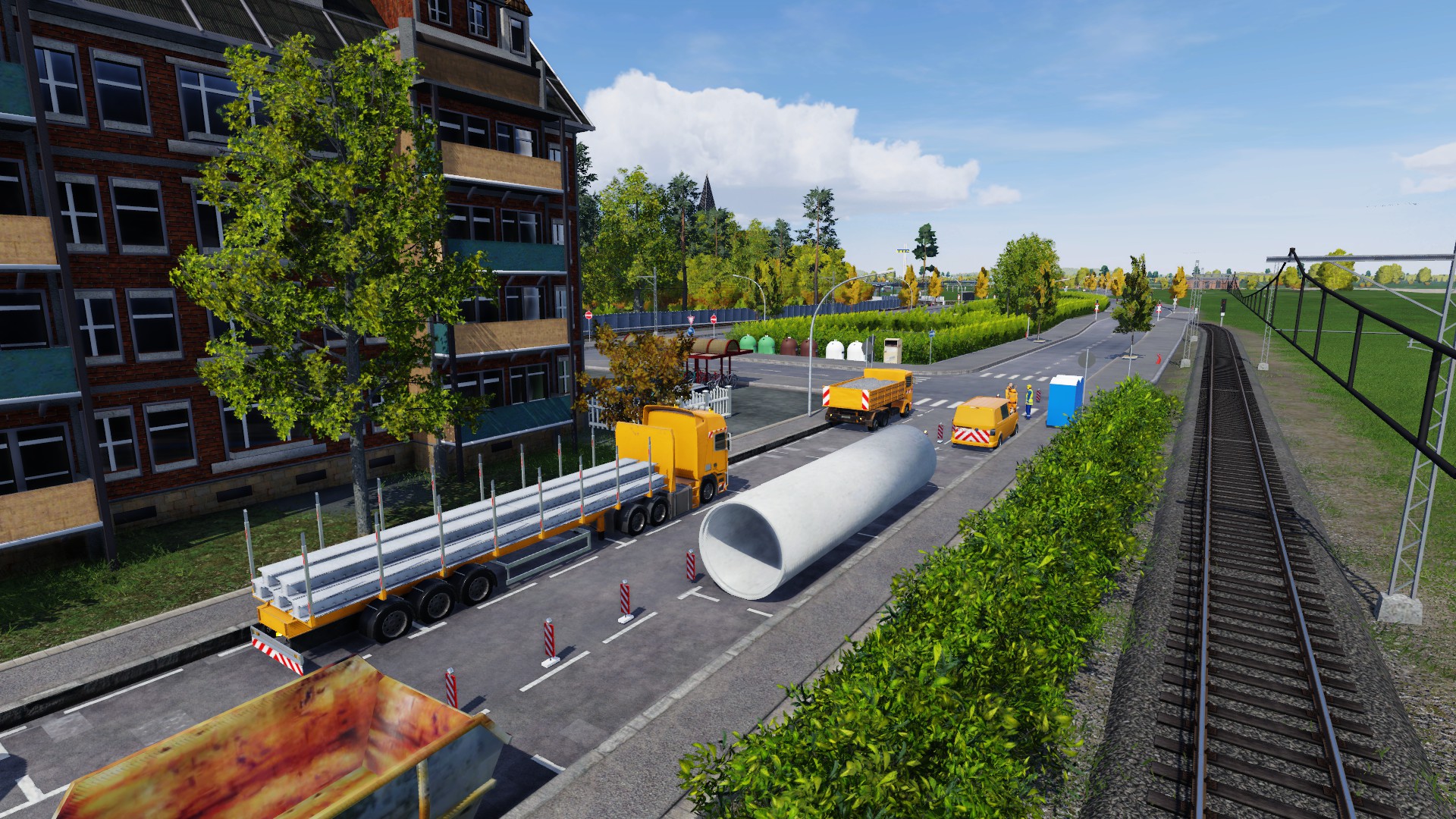Straßenbauarbeiten