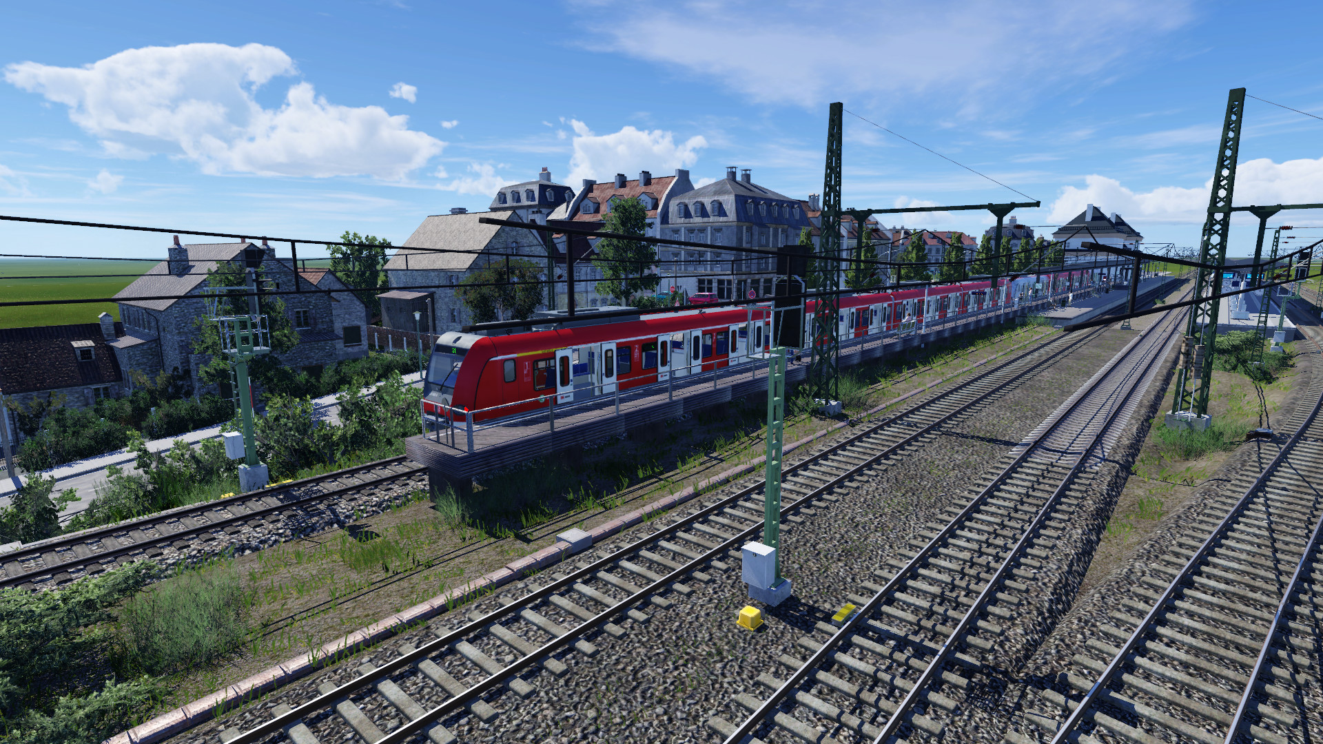 "provisorischer" Bahnsteig im Bahnhof Colmnitz