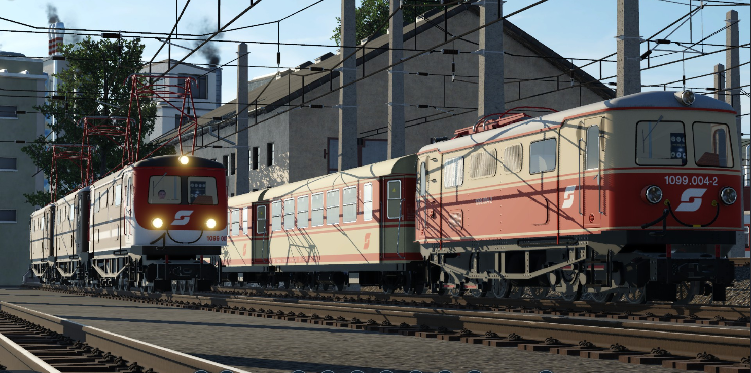 Abstellung in St. Pölten Alpenbahnhof