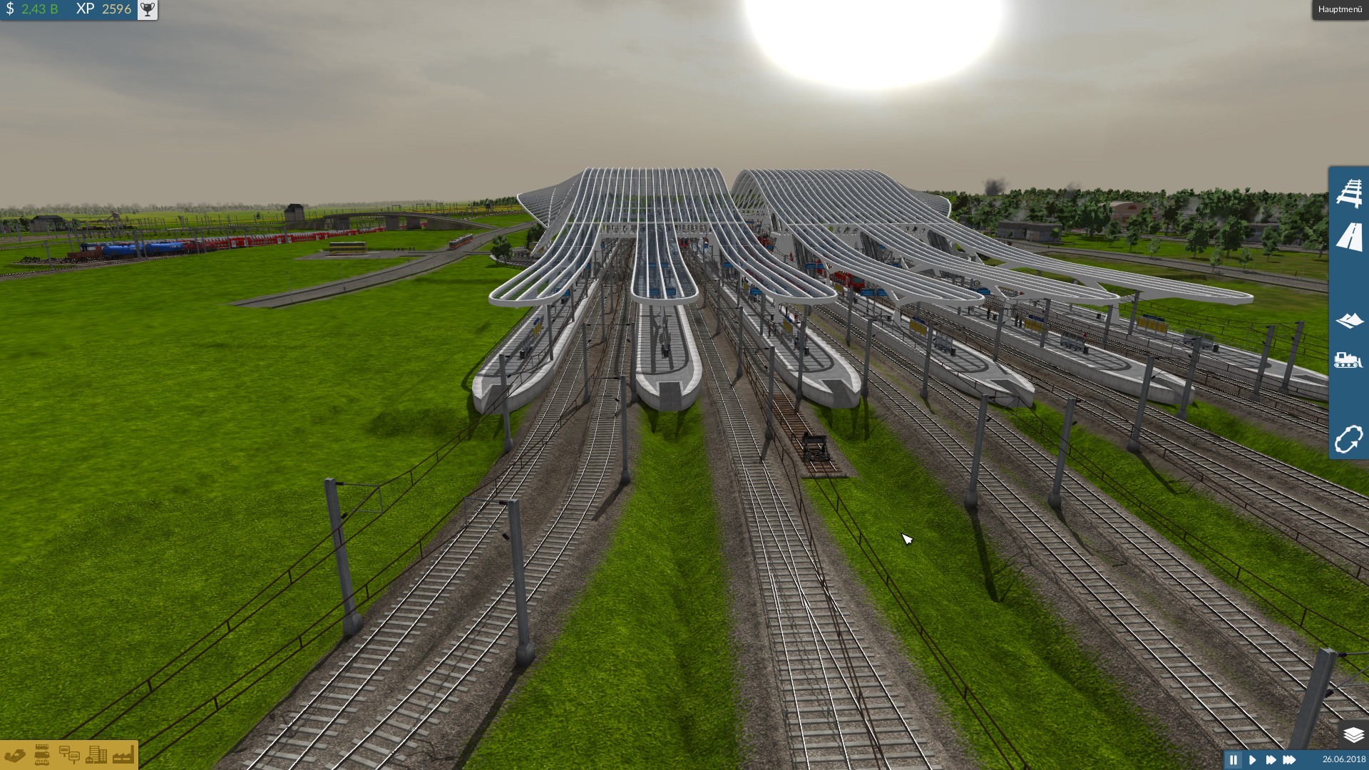 Der neue Bahnhof