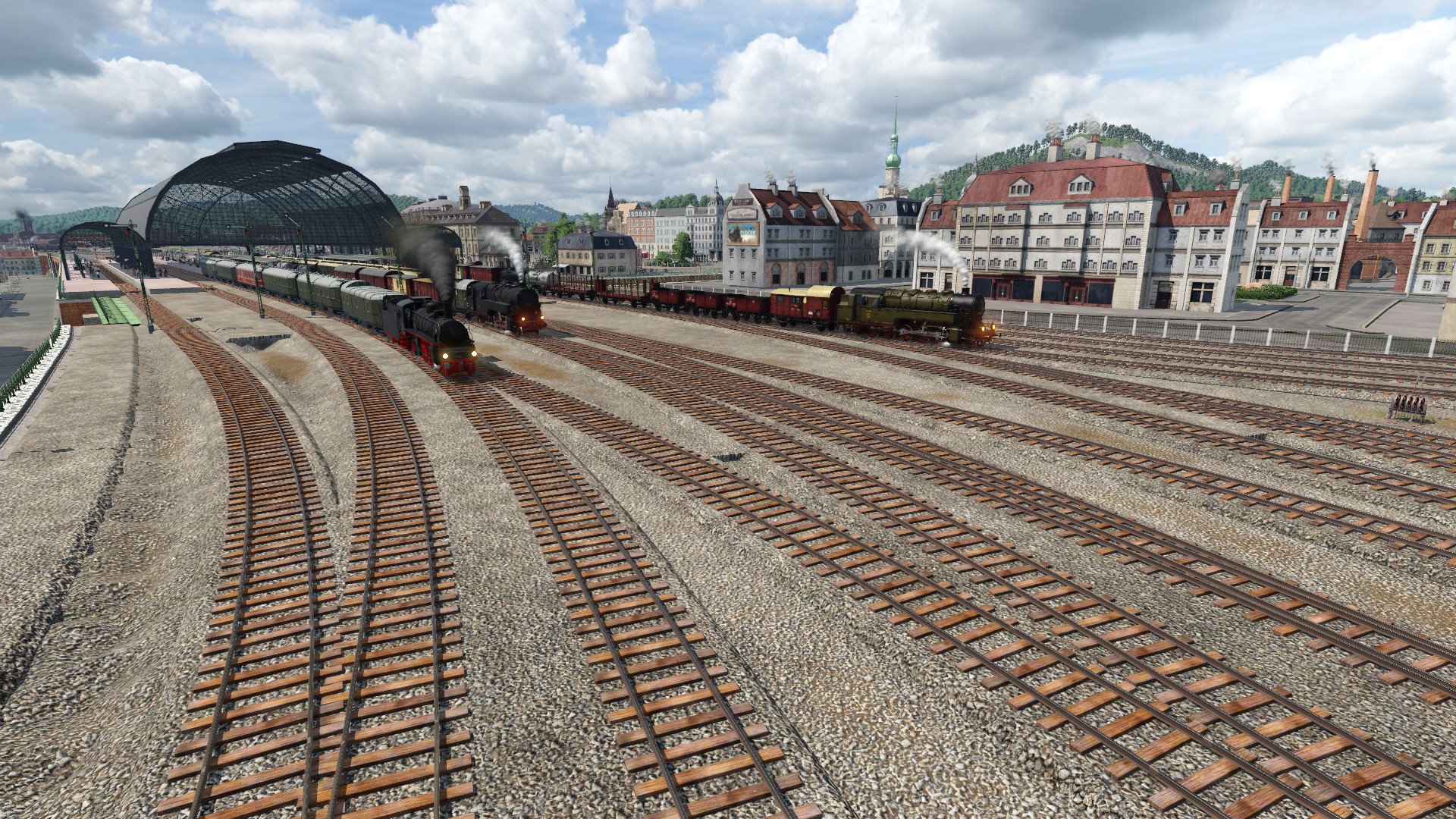 Am Bahnhof