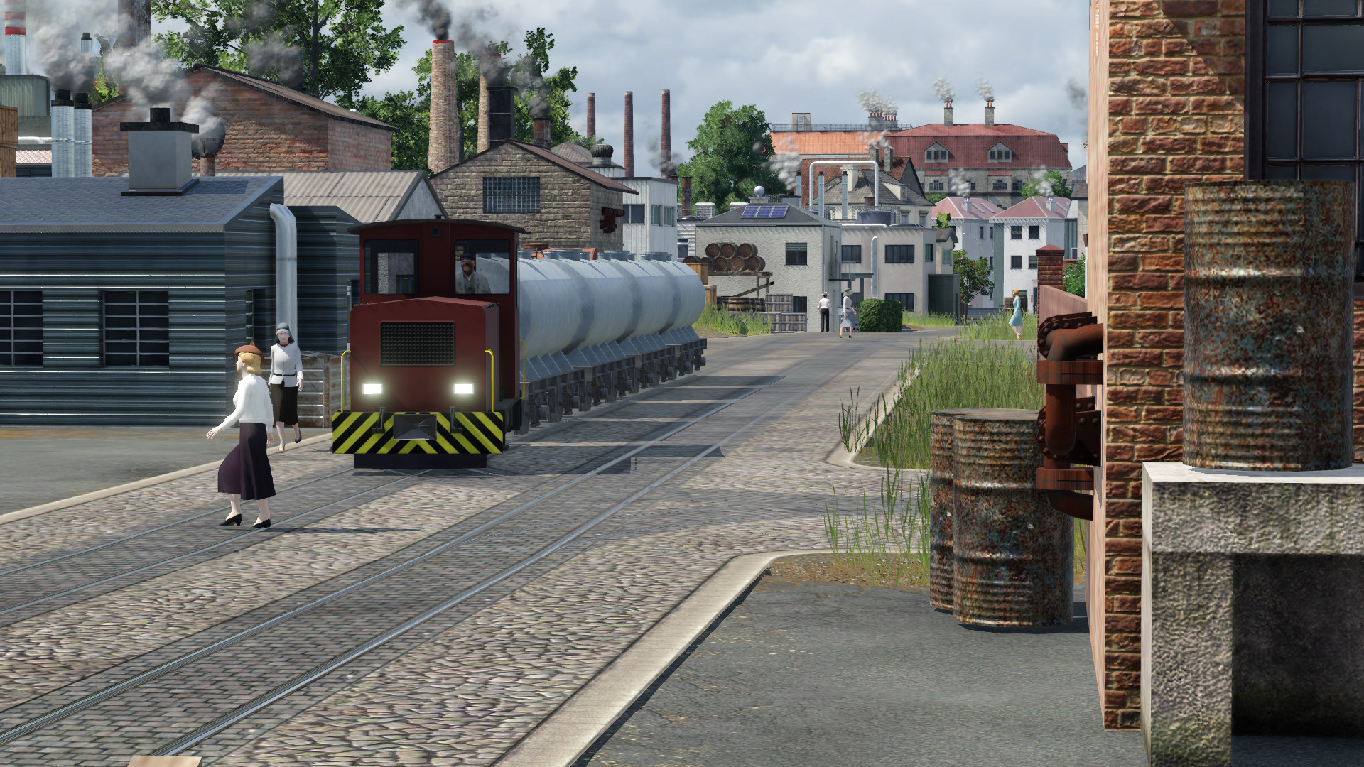 Mit 40t Treibstoff durch die  Stadt. Uiuiui!