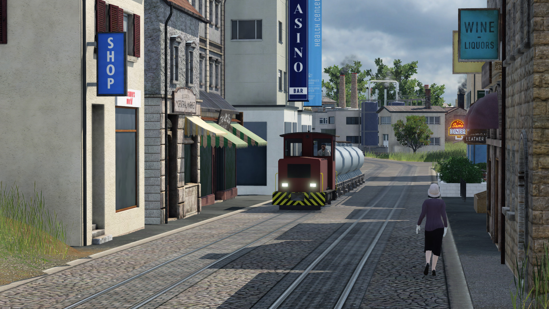 Mit 40t Treibstoff durch die  Stadt. Uiuiui!