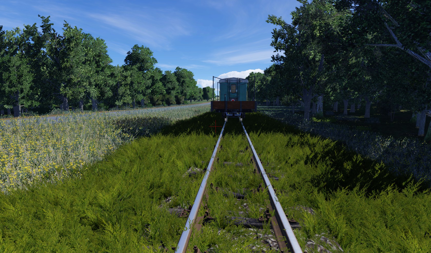 Eine ältere Schmalspurbahn