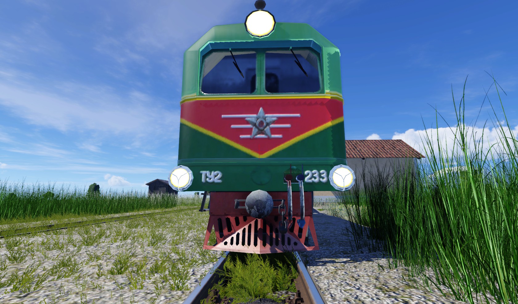 Eine ältere Schmalspurbahn