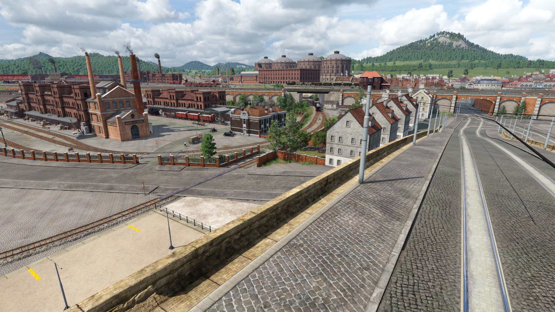 Blick aufs Industriegebiet