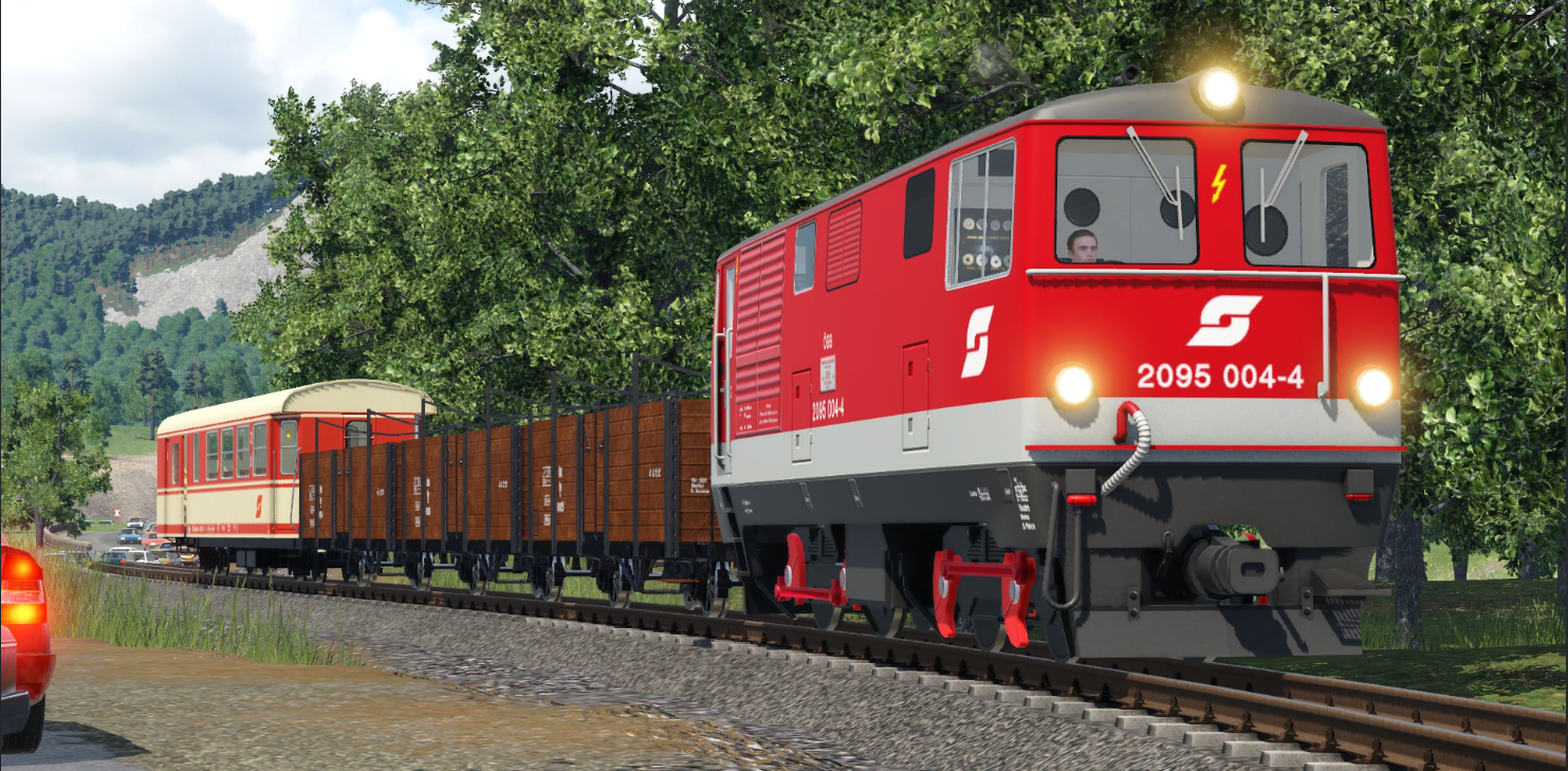 Pinzgaubahn - Die 2095 als Schotterzug
