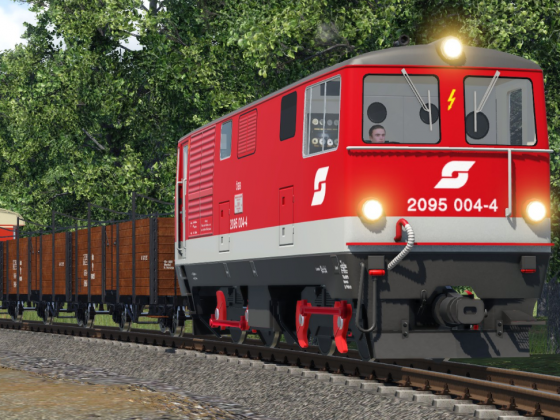 Pinzgaubahn - Die 2095 als Schotterzug