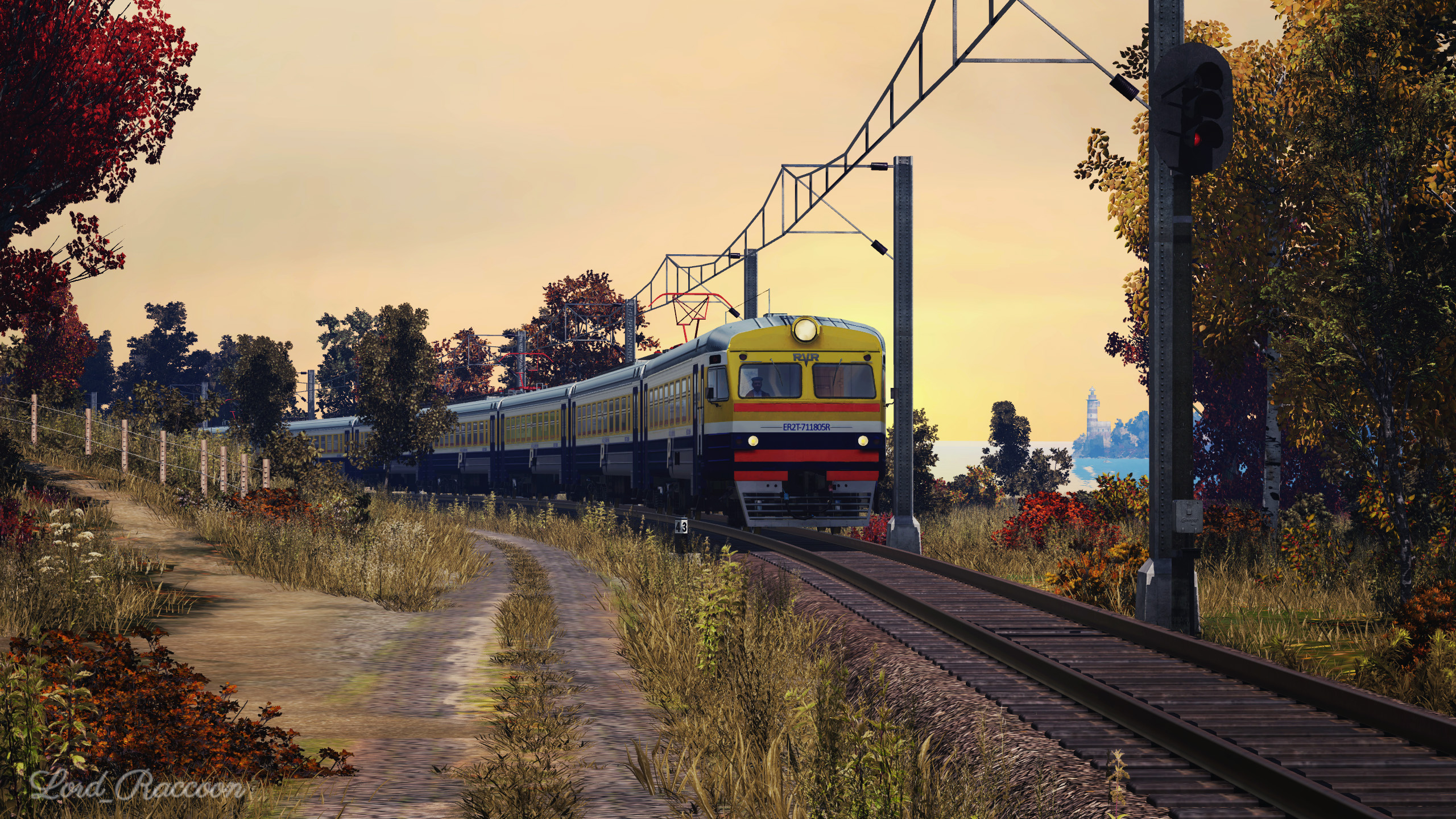 [TpF1] ER2T evening run near the shore