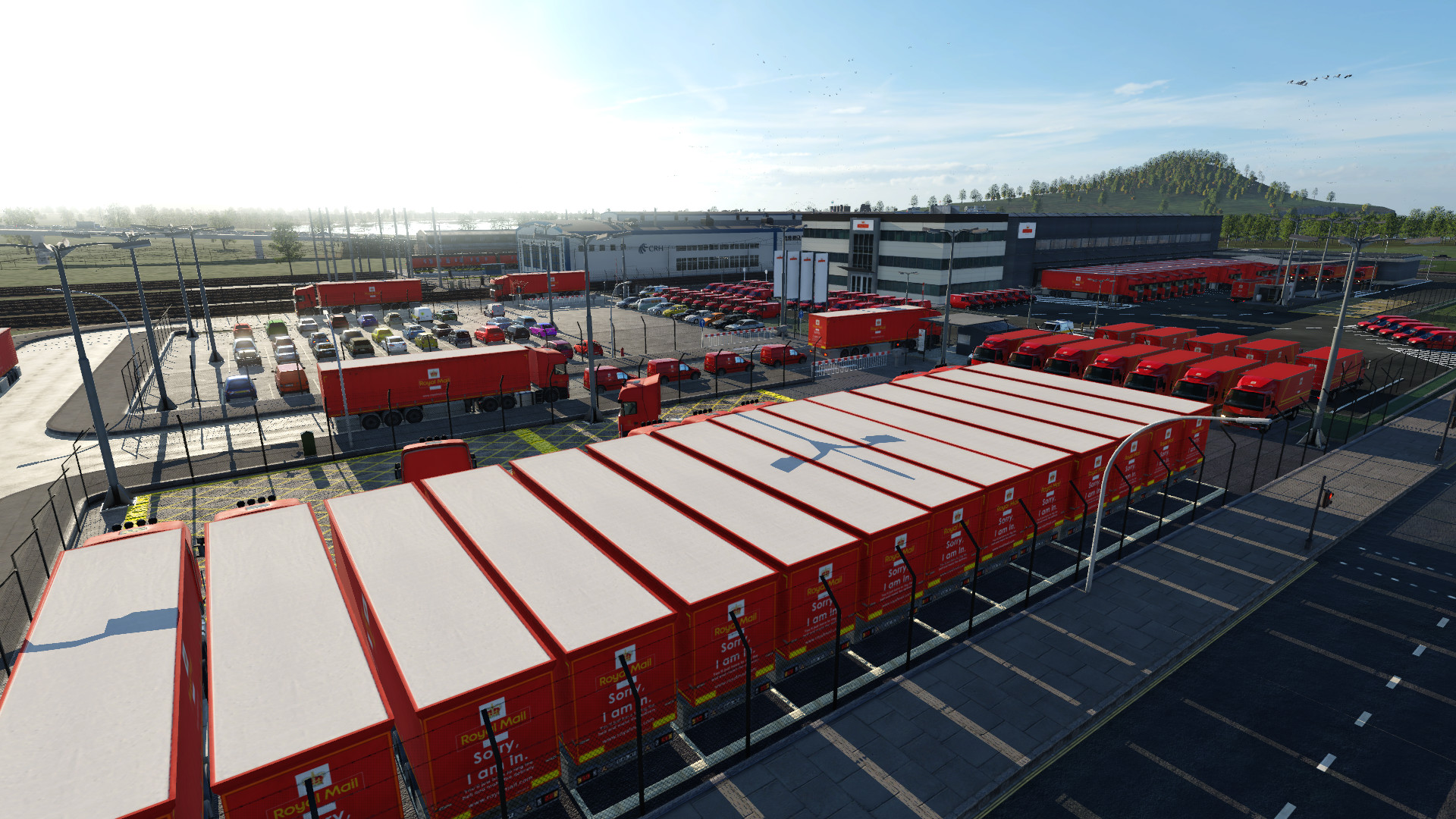 Busy Day at Royal Mail UK Depot