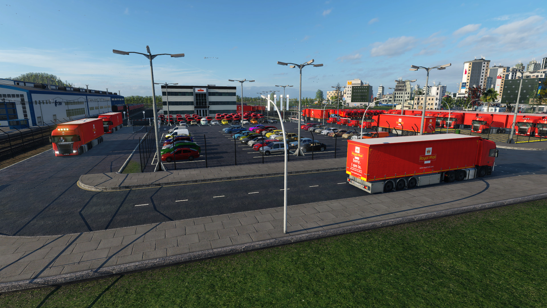 Busy Day at Royal Mail UK Depot