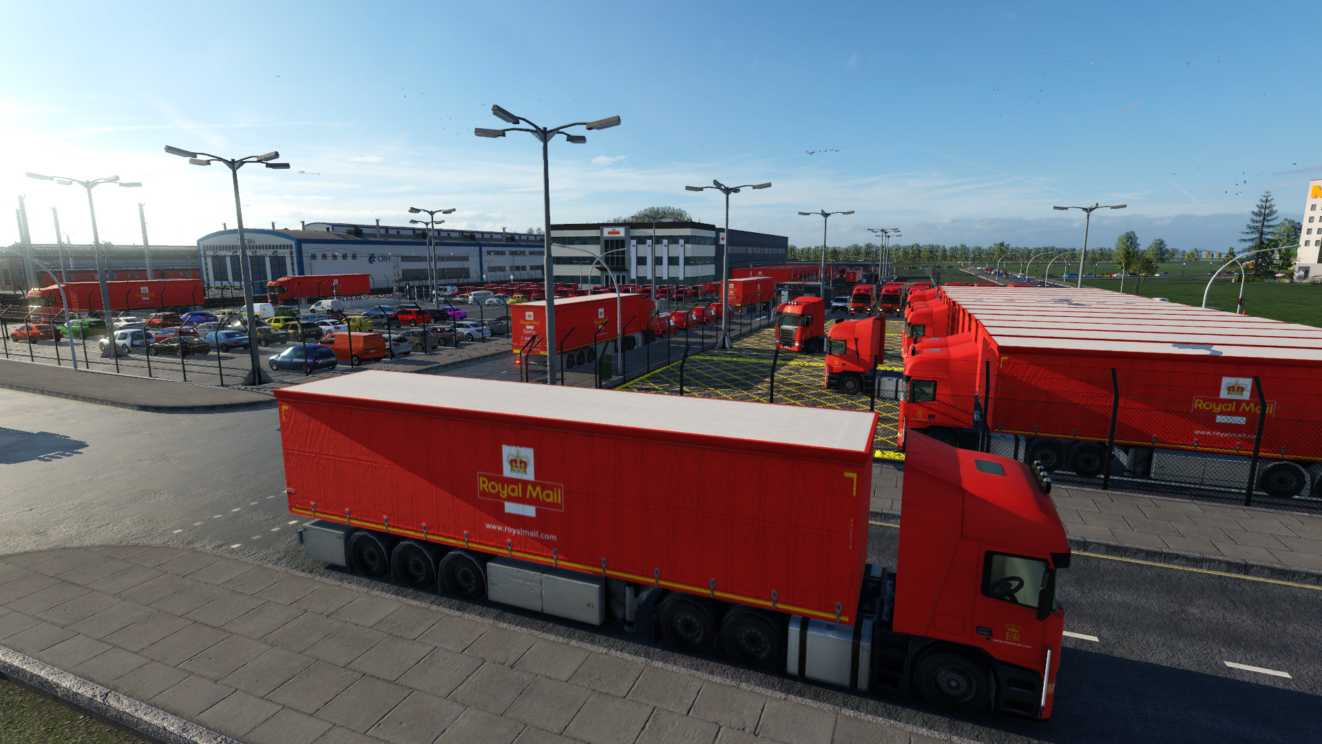 Busy Day at Royal Mail UK Depot