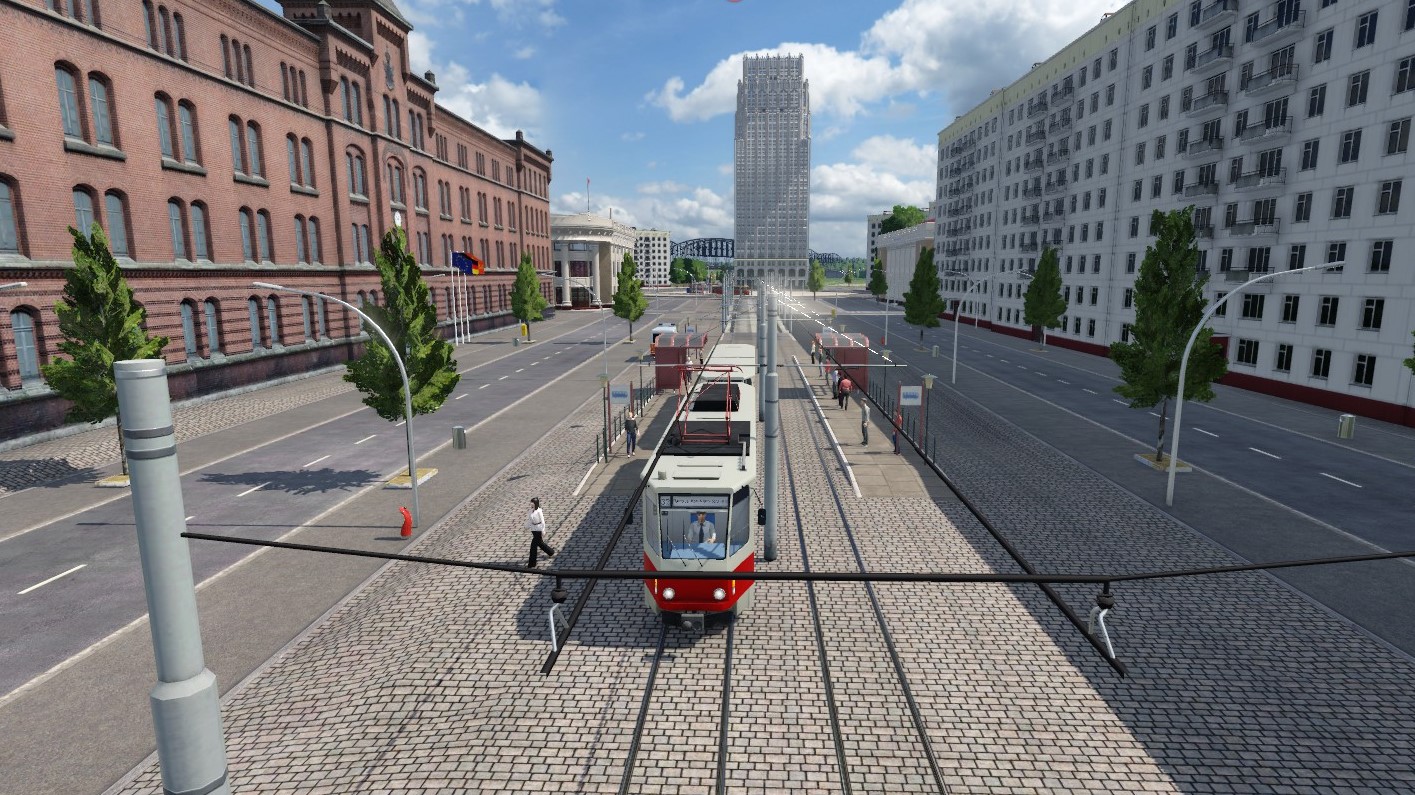 Eine große Straße