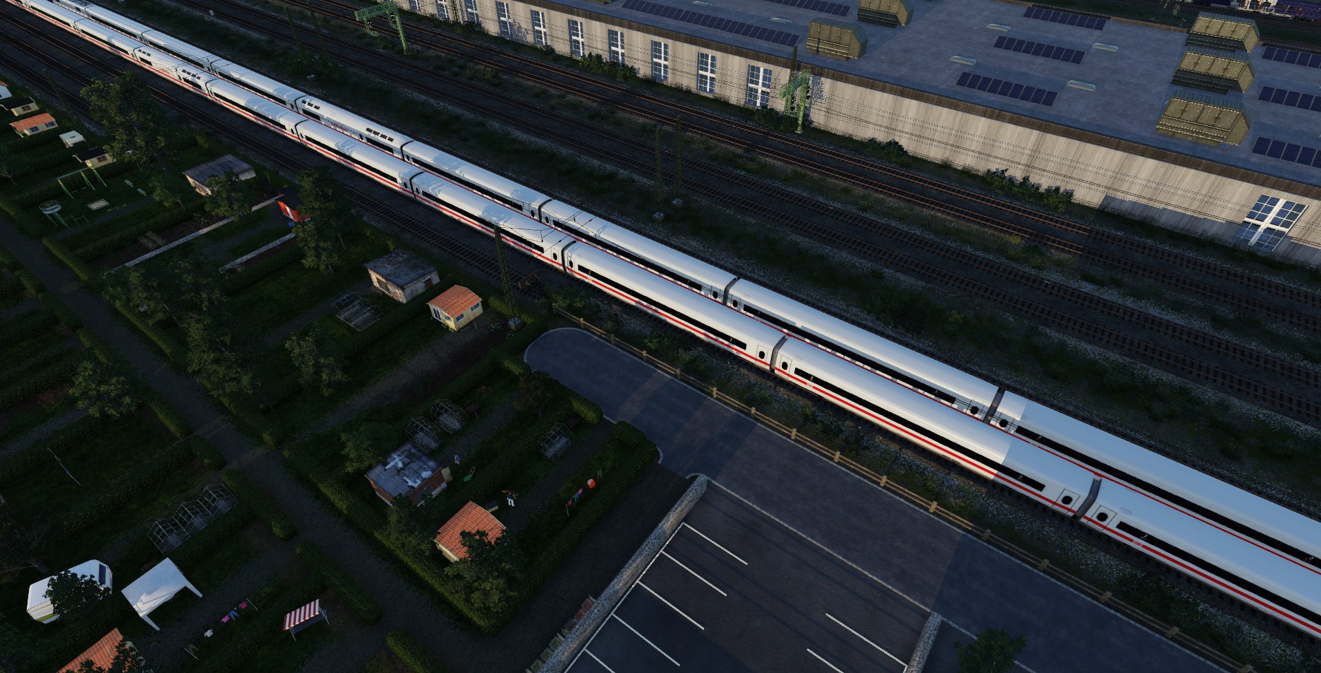 Früh Morgens am ICE Werk