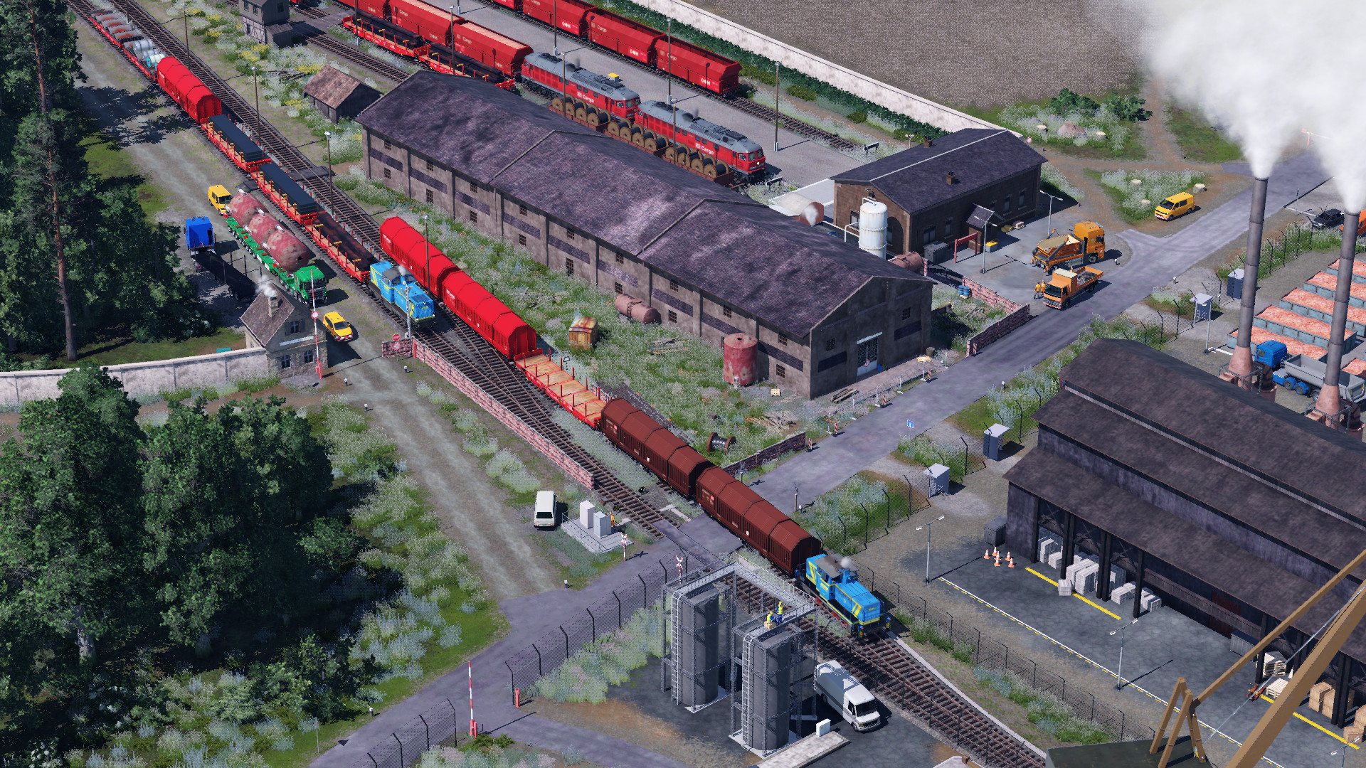 Ein ganz normaler Arbeitsalltag am Stahlwerk Güterbahnhof