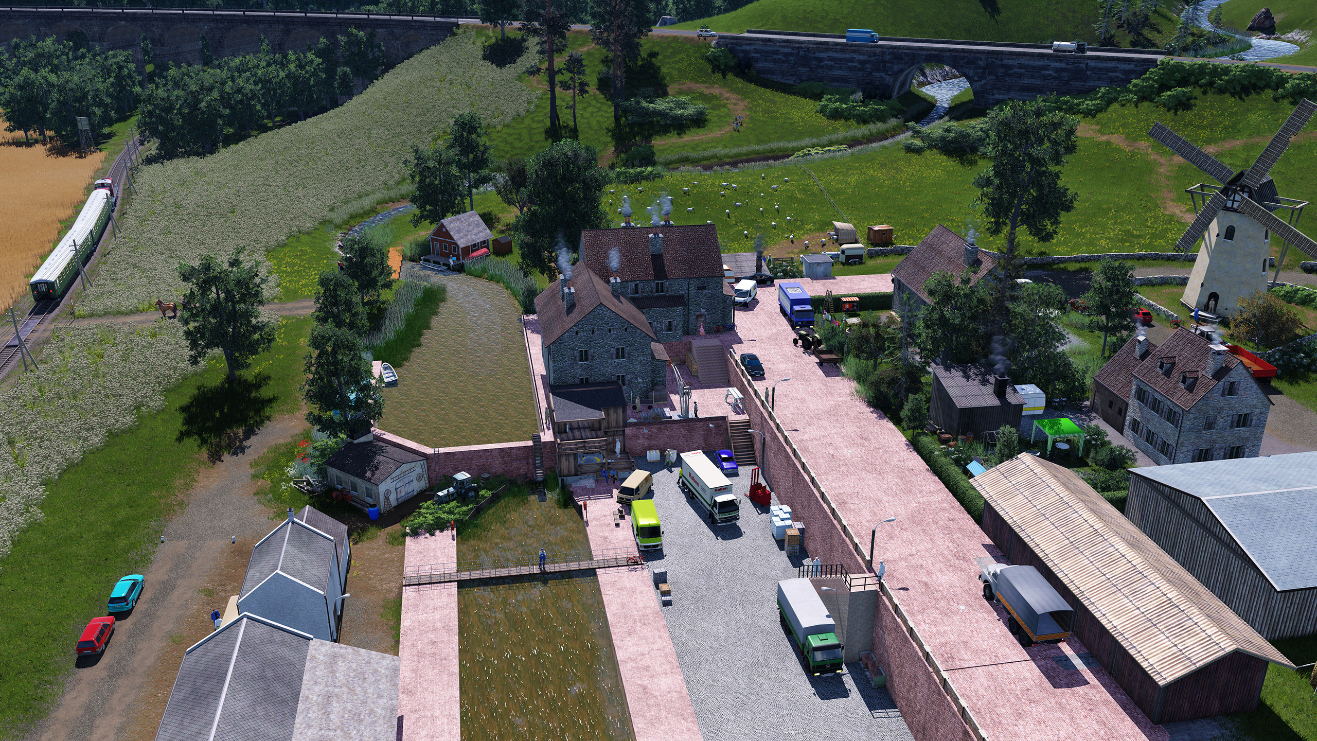 Mühle, Mühle mahle