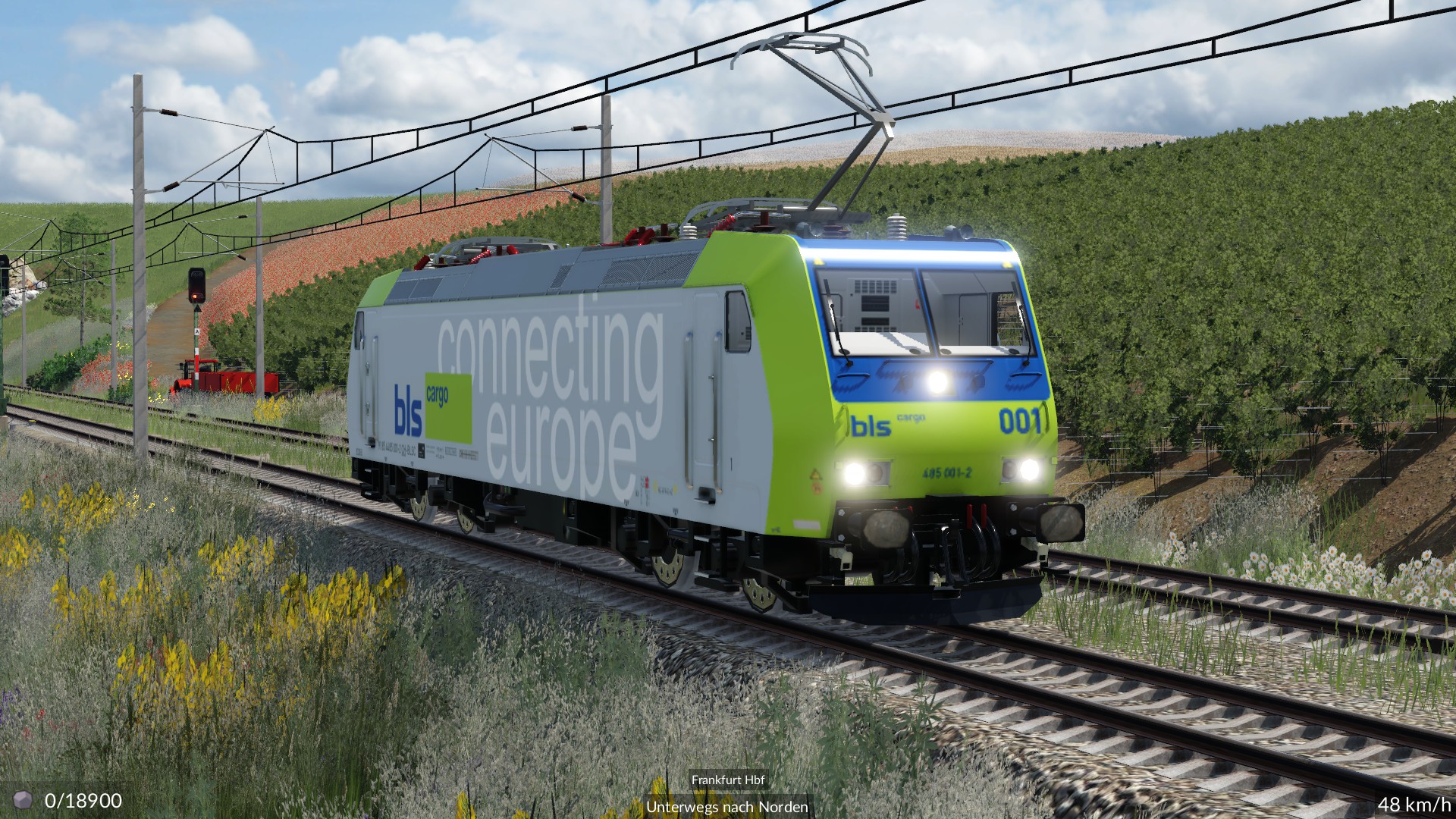 BR 485 001 als LZ auf meiner "Anlage"