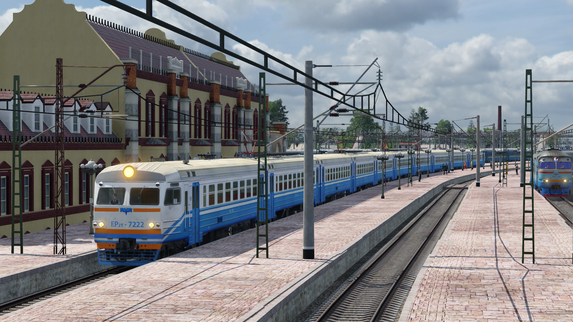 Kazatin, Zweite Bahnsteig,in Richtung Vinniza