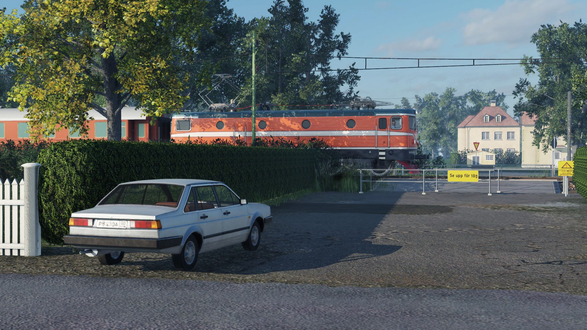 look out for trains