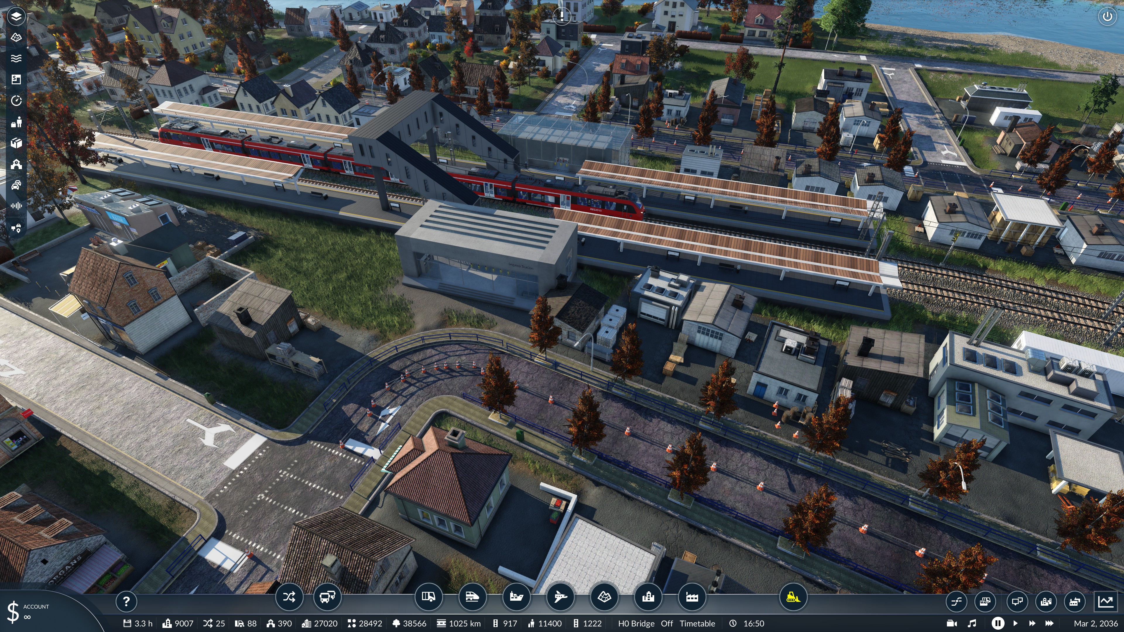 Station on a branch mountain line