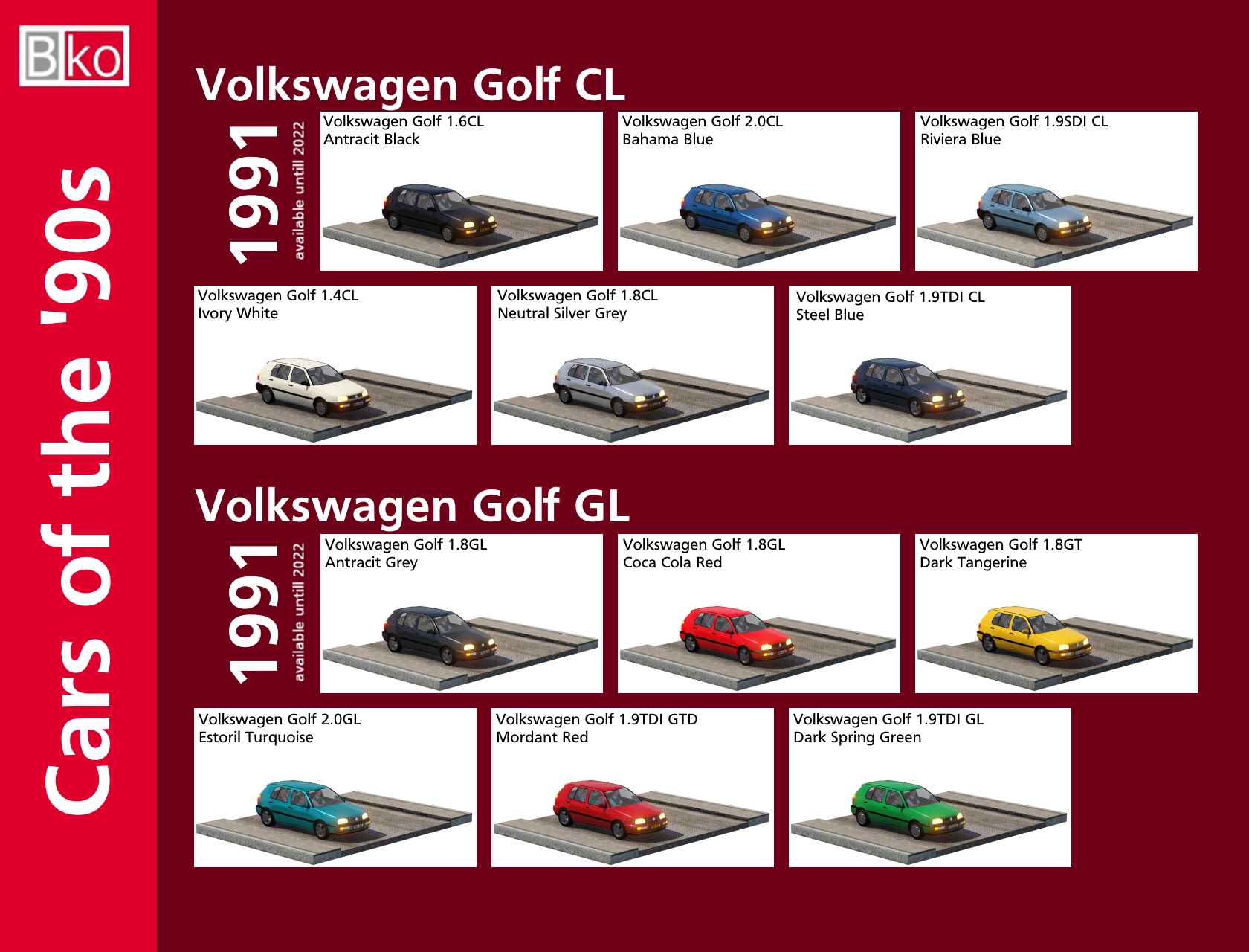 Cars of the 90's